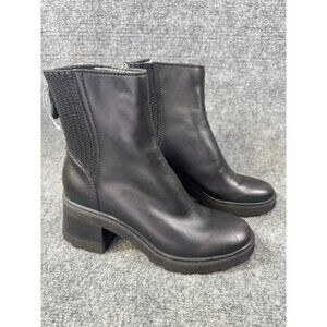 Dolce Vita Womens Size 6.5 Black Leather Ankle Boots